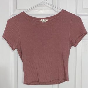 Mauve Bozzolo Crop Top